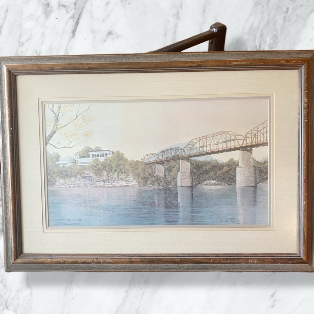 Framed & Matted Vintage Rare Artist Proof By Larry Dodson, 1979
